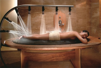 Ducha Vichy: el tratamiento hidroteraputico de mltiples duchas